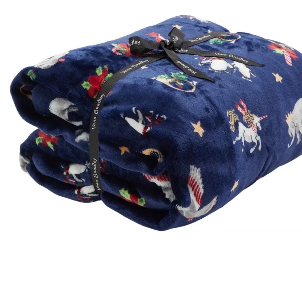 Very Bradley Christmas blanket